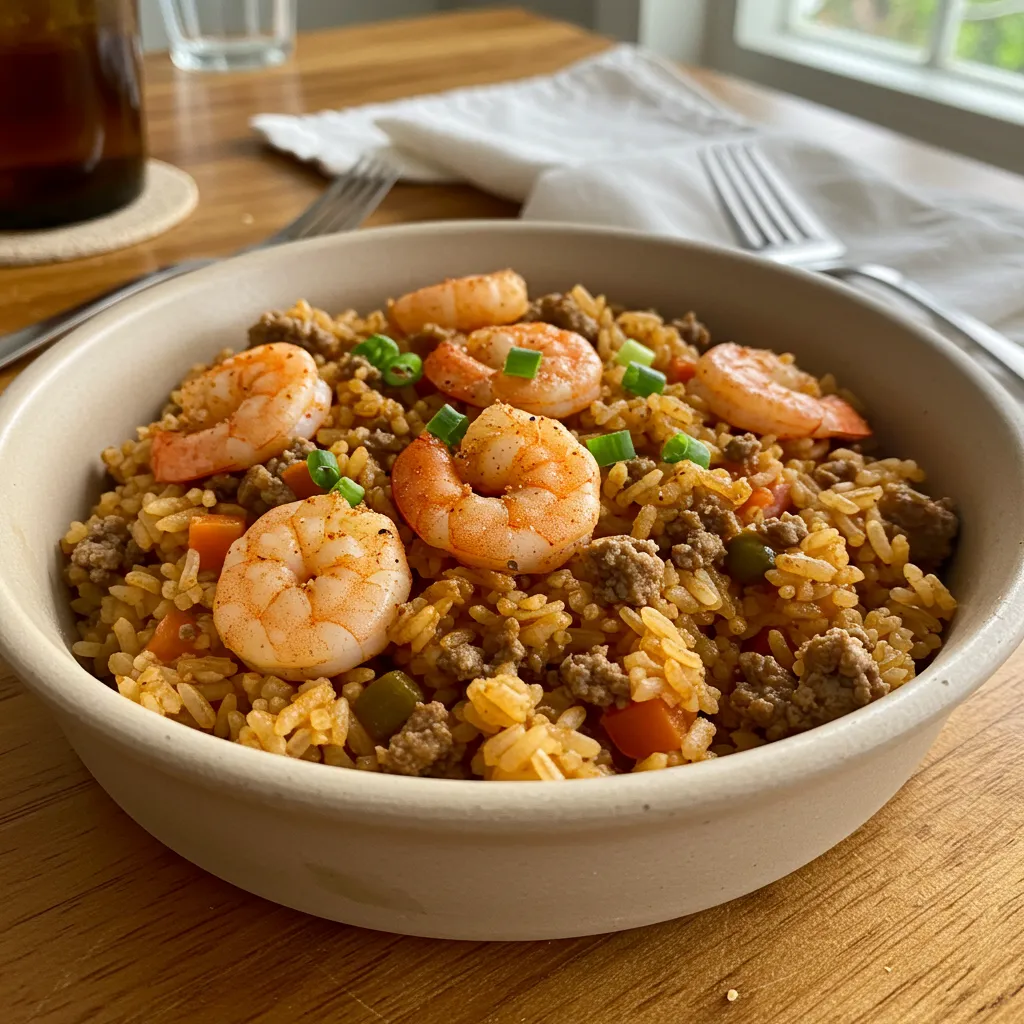 The Ultimate Shrimp Dirty Rice: Authentic Cajun Comfort Perfection - secondary view